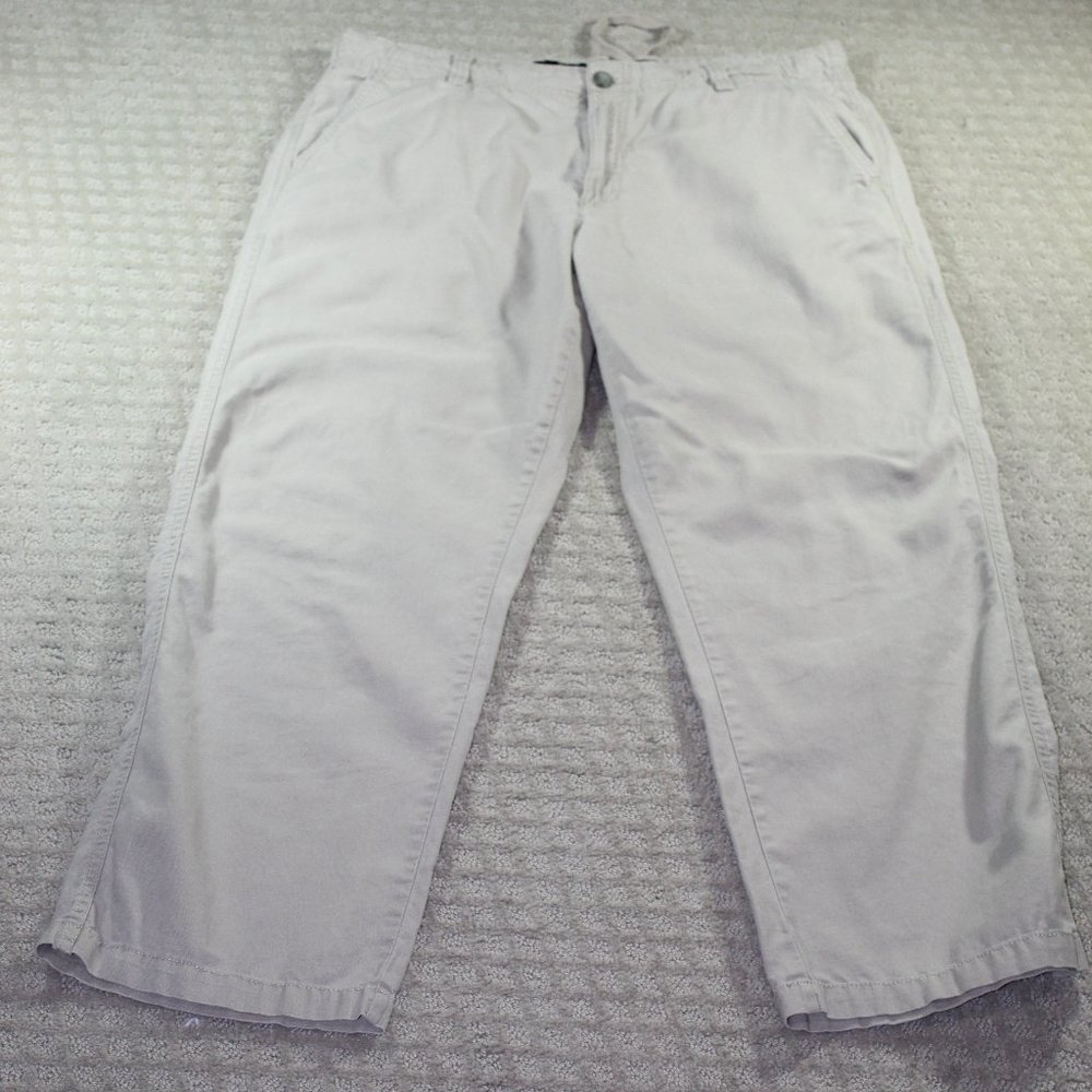 Marc Anthony Men's 36x30 Linen Cotton Blend Light Brown Pants